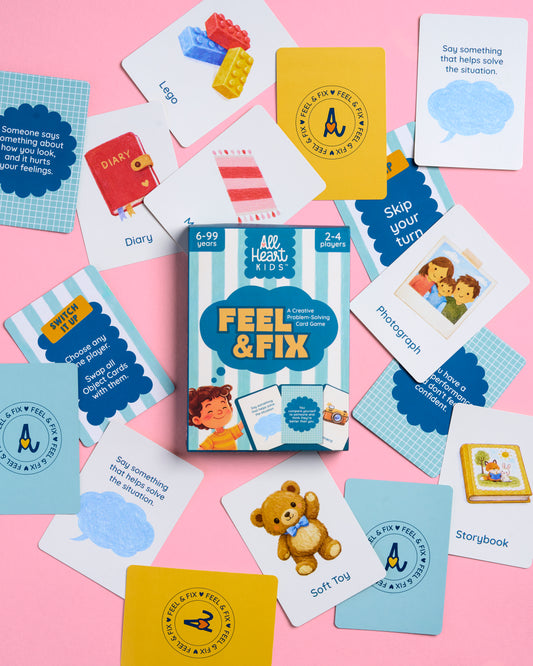 Feel & Fix, a problem solving card game for children